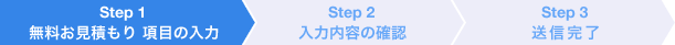 Step1.お問い合わせ項目の入力